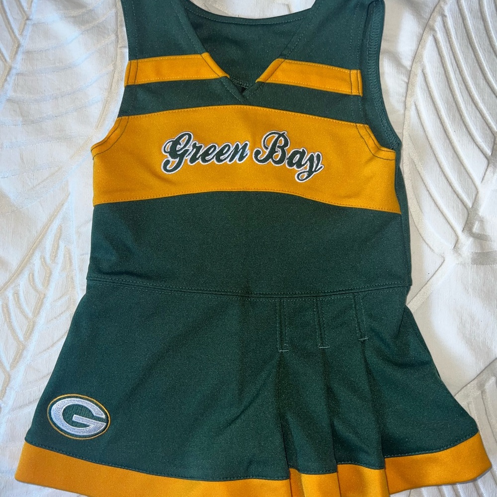 Toddler NFL Green Bay Packers Cheerleader Dress